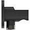 Ideal Standard Silk Black Idealrain Round Shower Handset Elbow Bracket Profile Large Image