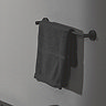 Ideal Standard Silk Black IOM 450mm Single Towel Rail  Feature Large Image