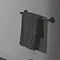 Ideal Standard Silk Black IOM 450mm Single Towel Rail Feature Large Image