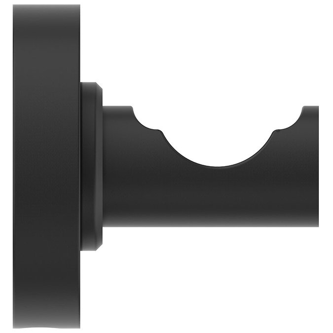 Ideal Standard Silk Black IOM Single Robe Hook  Profile Large Image