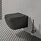 Ideal Standard Silk Black IOM Toilet Brush & Holder  Feature Large Image