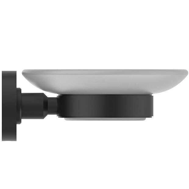 Ideal Standard Silk Black IOM Wall Mounted Soap Dish & Holder  Profile Large Image