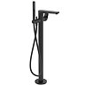 Ideal Standard Silk Black Tonic II Freestanding Bath Shower Mixer Large Image