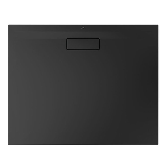 Ideal Standard Silk Black Ultraflat New Rectangular Shower Tray + Waste  Profile Large Image