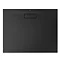 Ideal Standard Silk Black Ultraflat New Rectangular Shower Tray + Waste  Profile Large Image
