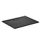 Ideal Standard Silk Black Ultraflat New Rectangular Shower Tray + Waste