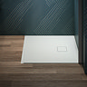 Ideal Standard Silk White UltraFlat Evo Square Shower Tray + Waste