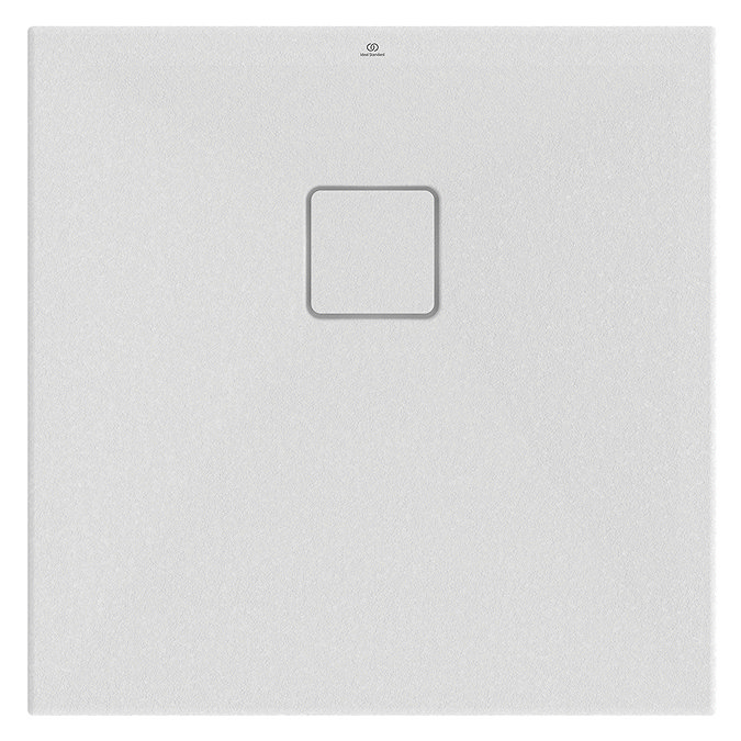 Ideal Standard Silk White UltraFlat Evo Square Shower Tray + Waste