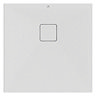 Ideal Standard Silk White UltraFlat Evo Square Shower Tray + Waste