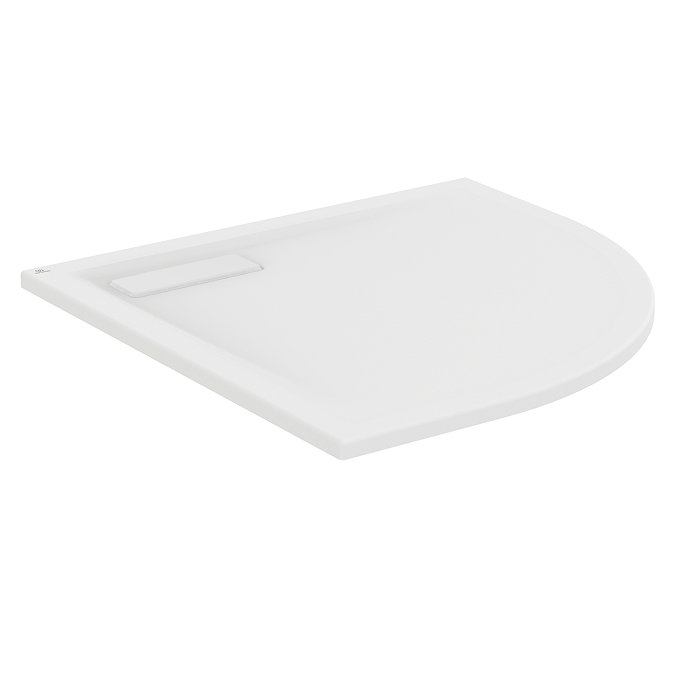 Ideal Standard Silk White Ultraflat New Quadrant Shower Tray + Waste