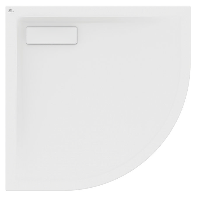 Ideal Standard Silk White Ultraflat New Quadrant Shower Tray + Waste