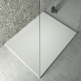 Ideal Standard Silk White Ultraflat New Rectangular Shower Tray + Waste