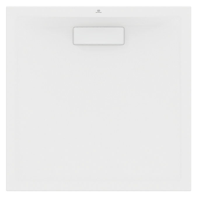 Ideal Standard Silk White Ultraflat New Square Shower Tray + Waste