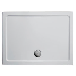 Ideal Standard Simplicity Low Profile Rectangular Flat Top Shower Tray + Waste