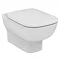Ideal Standard Studio Echo Toilet + Concealed WC Cistern with Wall Hung Frame (Black Flush Plate) P
