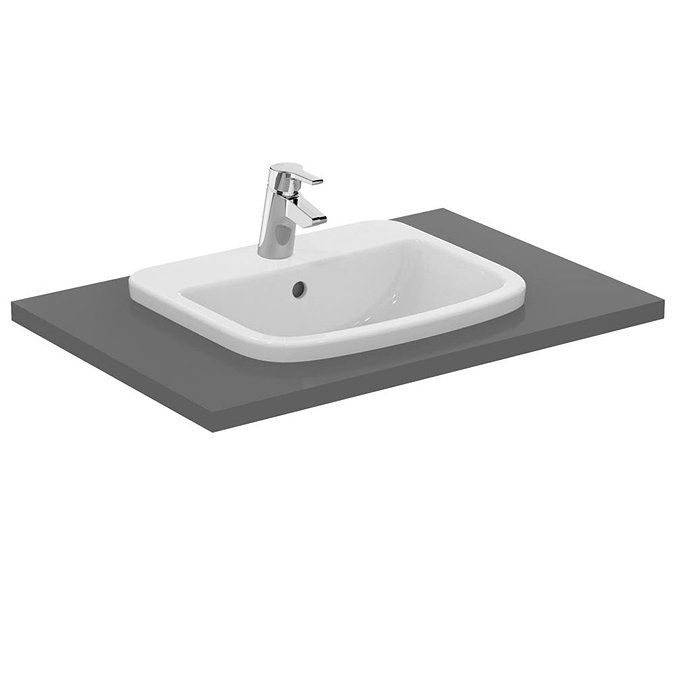 Ideal Standard Tempo 55cm 1TH Inset Countertop Basin  Profile Large Image