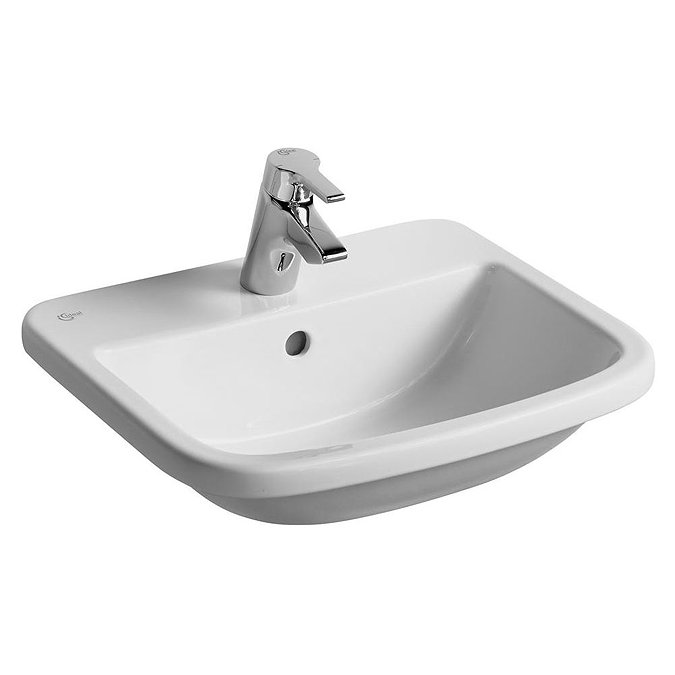 Ideal Standard Tempo 55cm 1TH Inset Countertop Basin Large Image