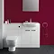 Ideal Standard Tempo 650mm Gloss White Vanity Unit - Floor Standing 2 Door Unit Feature Large Image