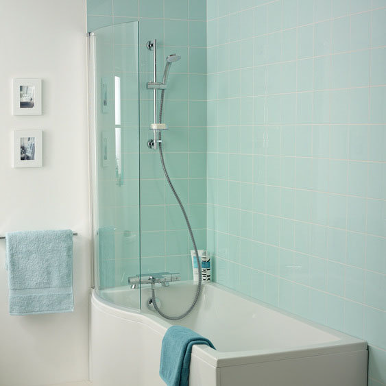 Ideal Standard Tempo Arc Shower Bath Screen - E2571EO  Feature Large Image