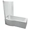 Ideal Standard Tempo Arc Shower Bath Screen - E2571EO  Standard Large Image