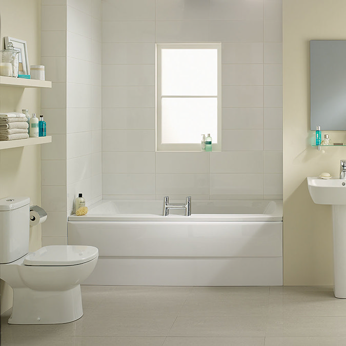 Ideal Standard Tempo Cube 1700 x 750mm 0TH Double Ended Idealform Bath  Feature Large Image