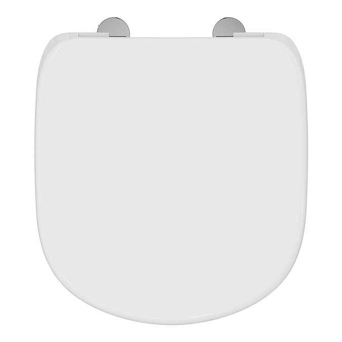 Ideal Standard Tempo Toilet Seat & Cover for Short Projection Pan  In Bathroom Large Image