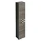Ideal Standard Tempo Wall Hung 2 Door Tall Storage Cabinet - Sandy Grey - E3243SG Large Image