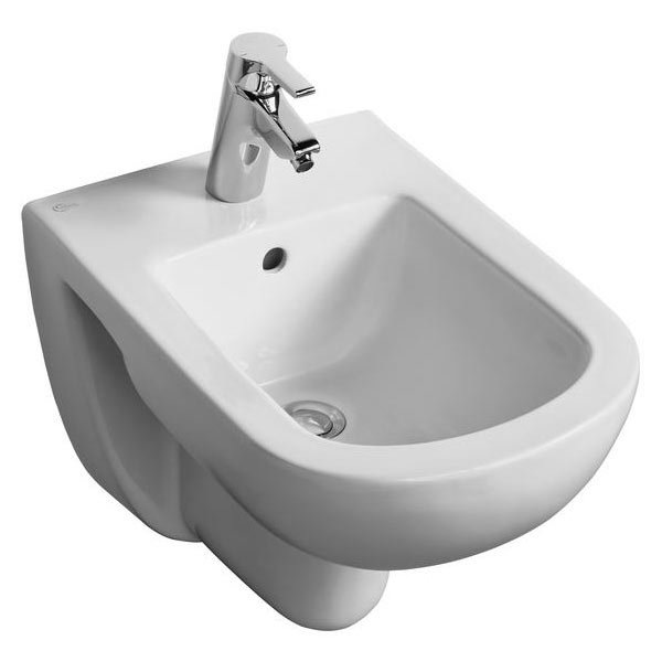 Ideal Standard Tempo Wall Hung Bidet - T509501 Large Image