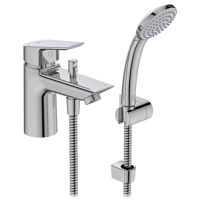 Ideal Standard Tesi 1 Hole Bath Shower Mixer - B1957AA Large Image