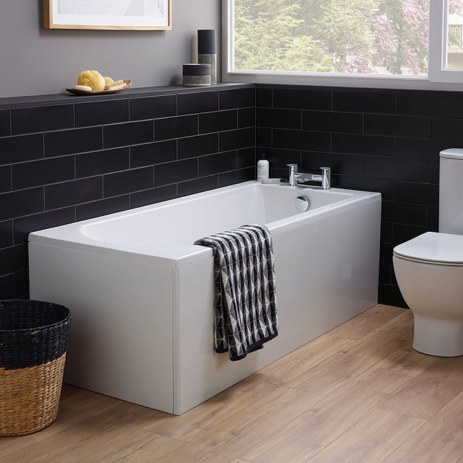 Ideal Standard Tesi 1600 x 700mm 0TH Single Ended Idealform Bath  Feature Large Image