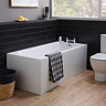 Ideal Standard Tesi 1600 x 700mm 0TH Single Ended Idealform Bath  Feature Large Image