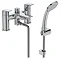 Ideal Standard Tesi 2 Hole Dual Control Bath Shower Mixer - A6591AA Large Image