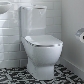 Ideal Standard Tesi AquaBlade Close Coupled WC + Slim Toilet Seat
