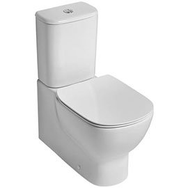 Ideal Standard Tesi AquaBlade Close Coupled Back to Wall Toilet Medium Image