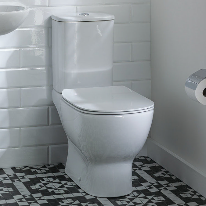 Ideal Standard Tesi AquaBlade Close Coupled WC + Seat  Feature Large Image