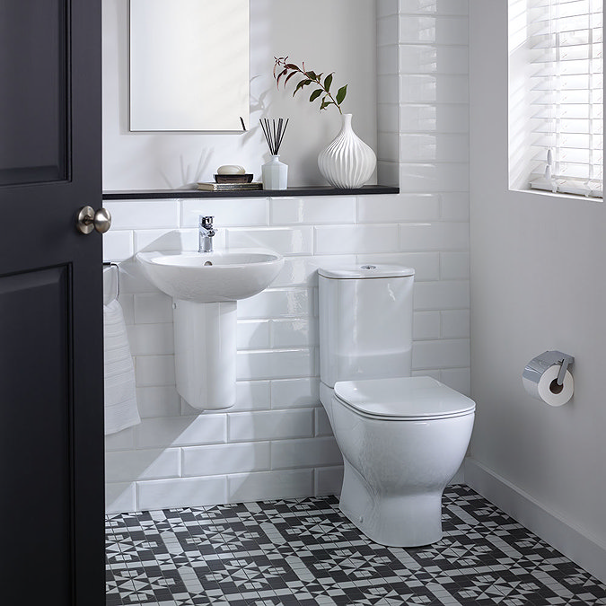 Ideal Standard Tesi Basin 1TH Basin & Semi Pedestal Profile Large Image
