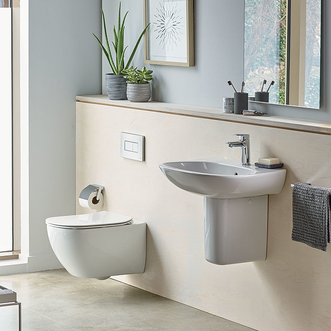 Ideal Standard Tesi Basin 1TH Basin & Semi Pedestal Feature Large Image