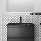 Ideal Standard Tesi Silk Black 600mm 2-Drawer Wall Hung Vanity Unit  Feature Large Image