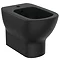 Ideal Standard Tesi Silk Black Back to Wall Bidet  Profile Large Image