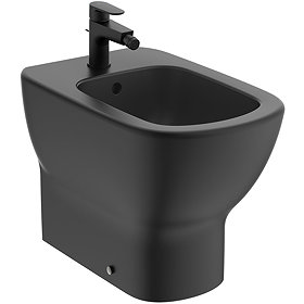 Ideal Standard Tesi Silk Black Back to Wall Bidet Large Image