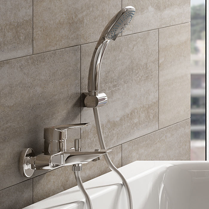 Ideal Standard Tesi Single Lever Exposed Bath Shower Mixer - A6583AA Standard Large Image