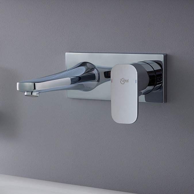 Ideal Standard Tonic II 225mm Spout Wall Mounted Basin Mixer Standard Large Image