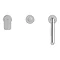 Ideal Standard Tonic II Single Lever 3-Hole Bath Shower Mixer with Spout Feature Large Image