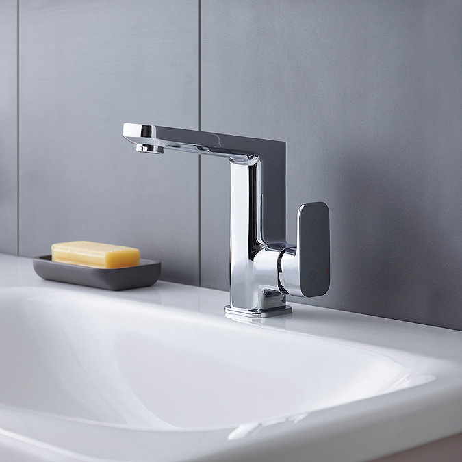 Ideal Standard Tonic II Single Lever High Spout Basin Mixer - A6333AA Standard Large Image