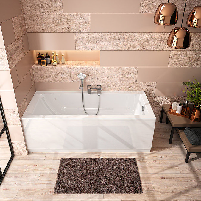 Ideal Standard Tonic II Single Lever Manual Exposed Bath Shower Mixer In Bathroom Large Image