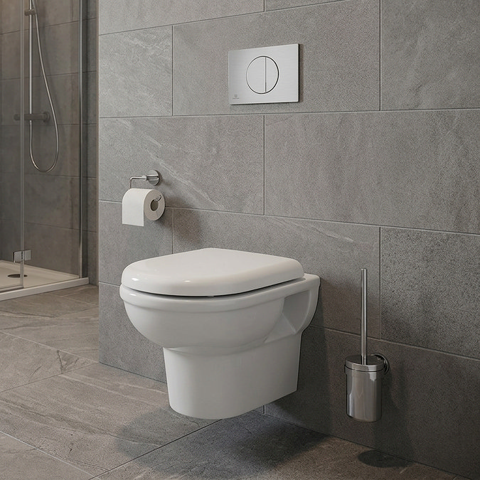 Ideal Standard Wall-hung Toilet Bundle + Mechanical Wall Hung WC Frame (Chrome Flush Plate)