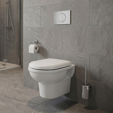 Ideal Standard Wall-hung Toilet Bundle + Mechanical Wall Hung WC Frame (Chrome Flush Plate)