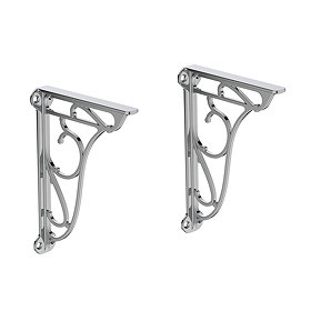 Ideal Standard Waverley Luxury Ornate Cistern Brackets Large Image