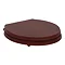 Ideal Standard Waverley Mahogany Standard Toilet Seat & Cover Profile Large Image