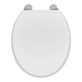 Ideal Standard Waverley White Standard Toilet Seat & Cover Large Image